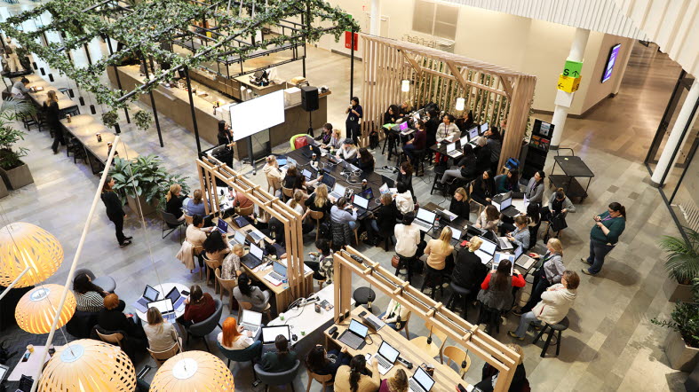 Image of Pink Programming event in Stockholm. Image of Pink Programming event in Stockholm.