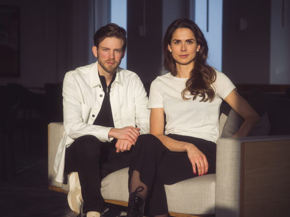 Adam Österman and Sofia Öquist