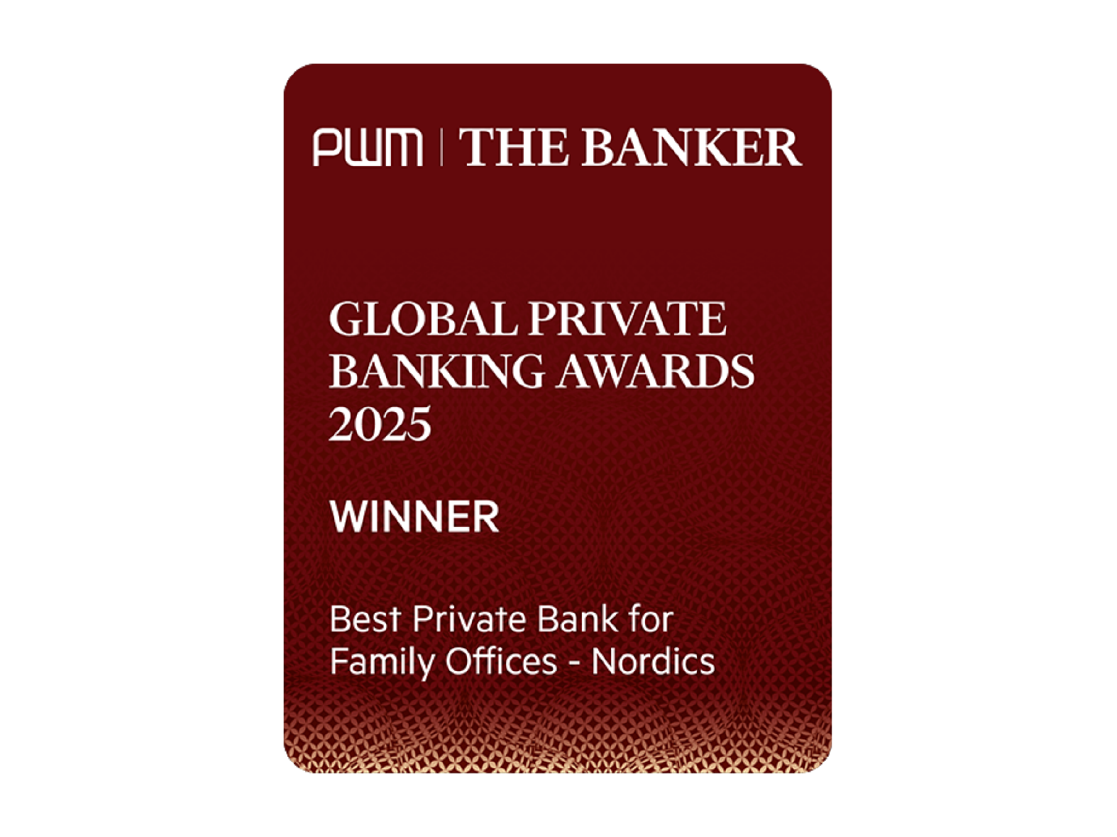 Best Private Bank for Family Offices - Nordics