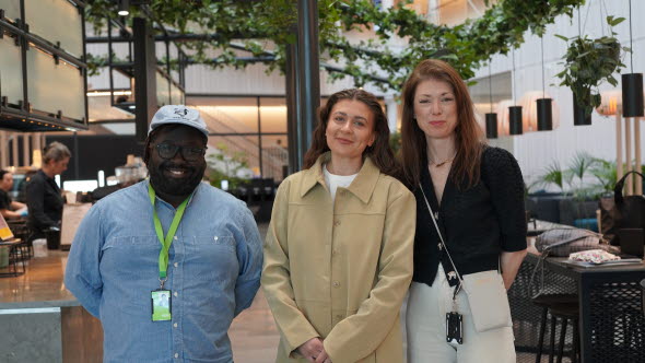 Stephen Steele, SEB, Adina Schildt Gillion, Meta and Michaela Barer Doslic from SEB Stephen Steele, Adina Schildt Gillion and Michaela Barer Doslic