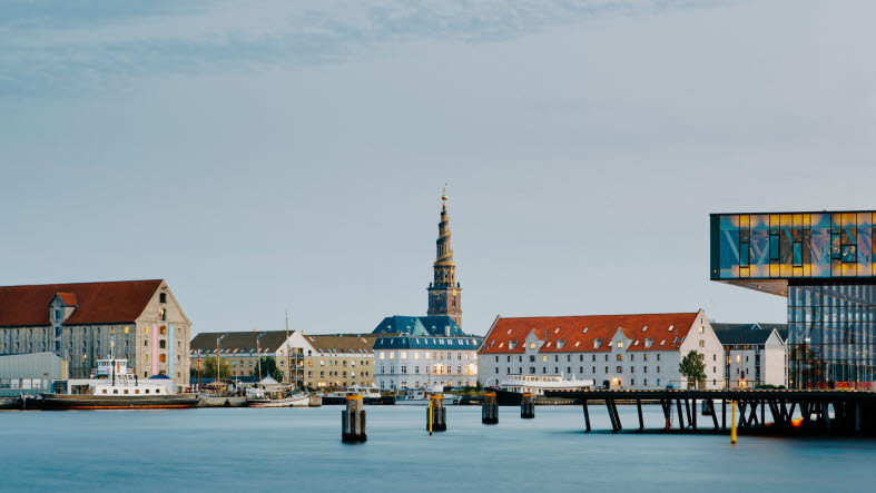 View of Copenhagen from the water