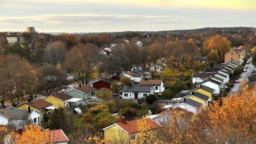 Småhus i Sverige.